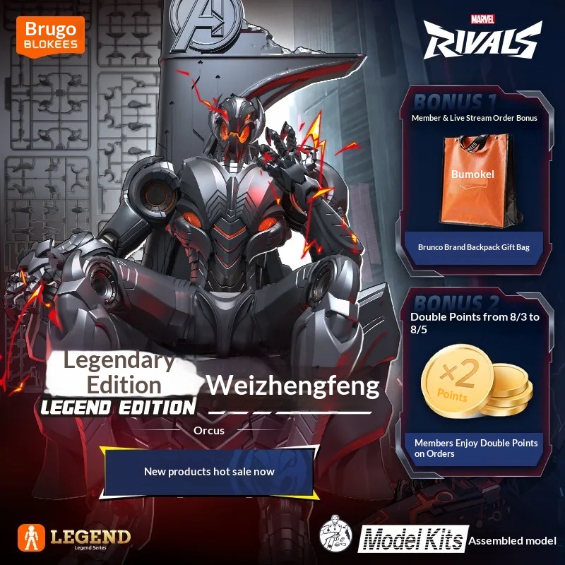 Blokees Rivals Legend Edition  - Model Kit Ultron review and price