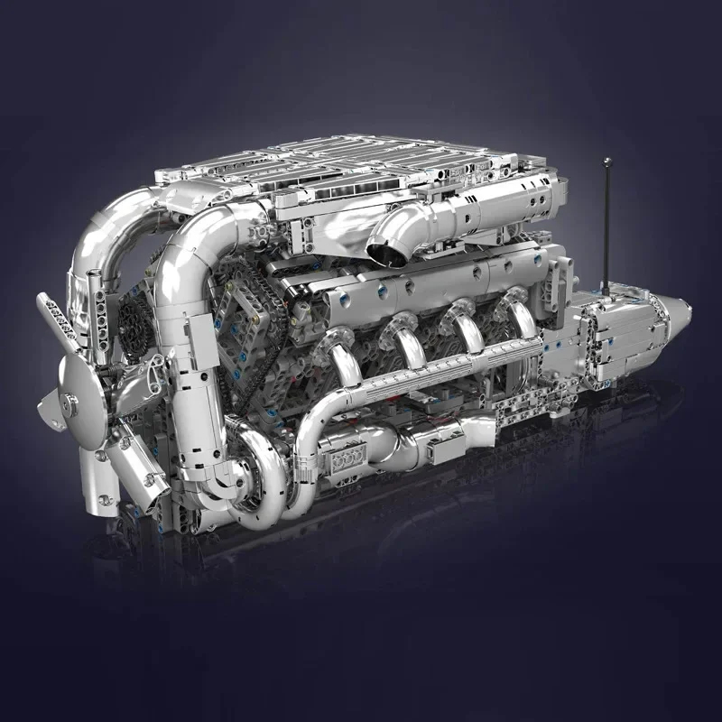Mould King 10168 V8 Twin Turbo - Model Kit V8 review and price