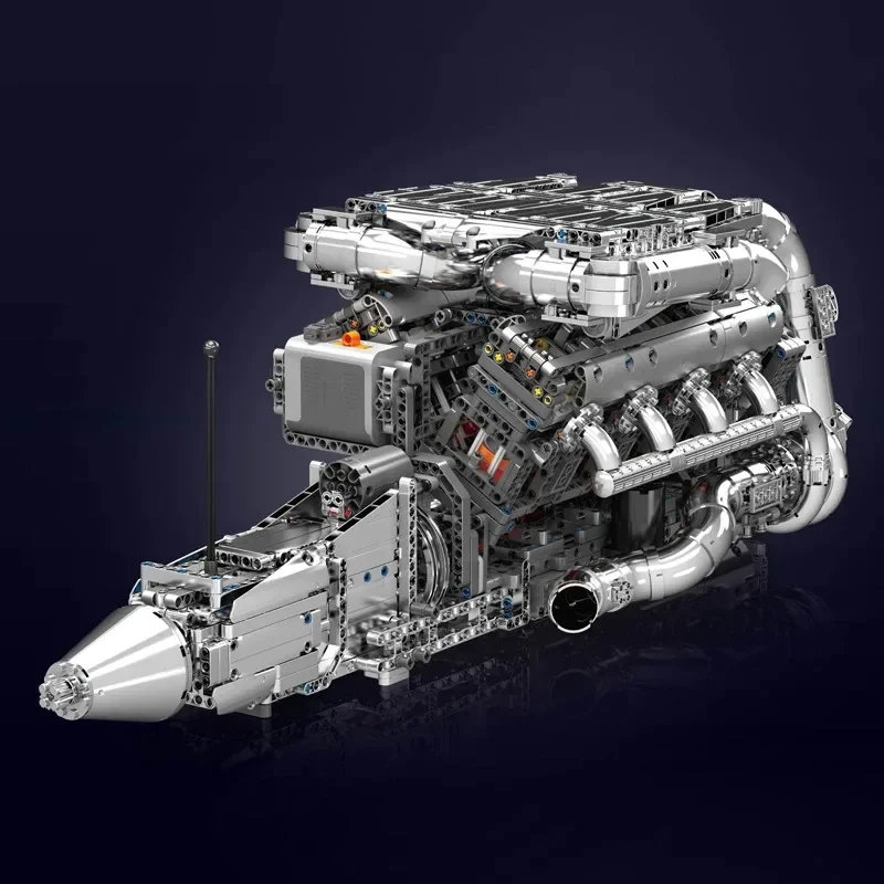 Mould King 10168 V8 Twin Turbo - Model Kit V8 review and price
