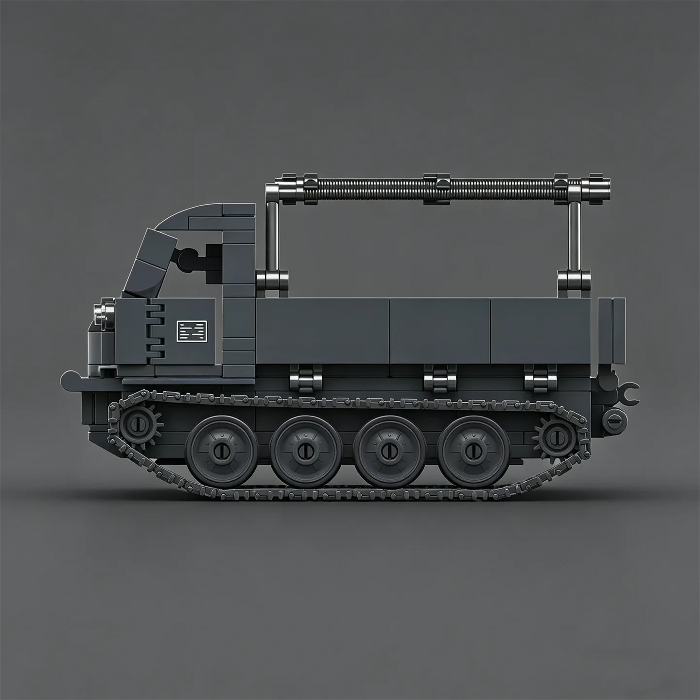 Half-Track Armored Vehicle Toy - Model Kit V8 review and price