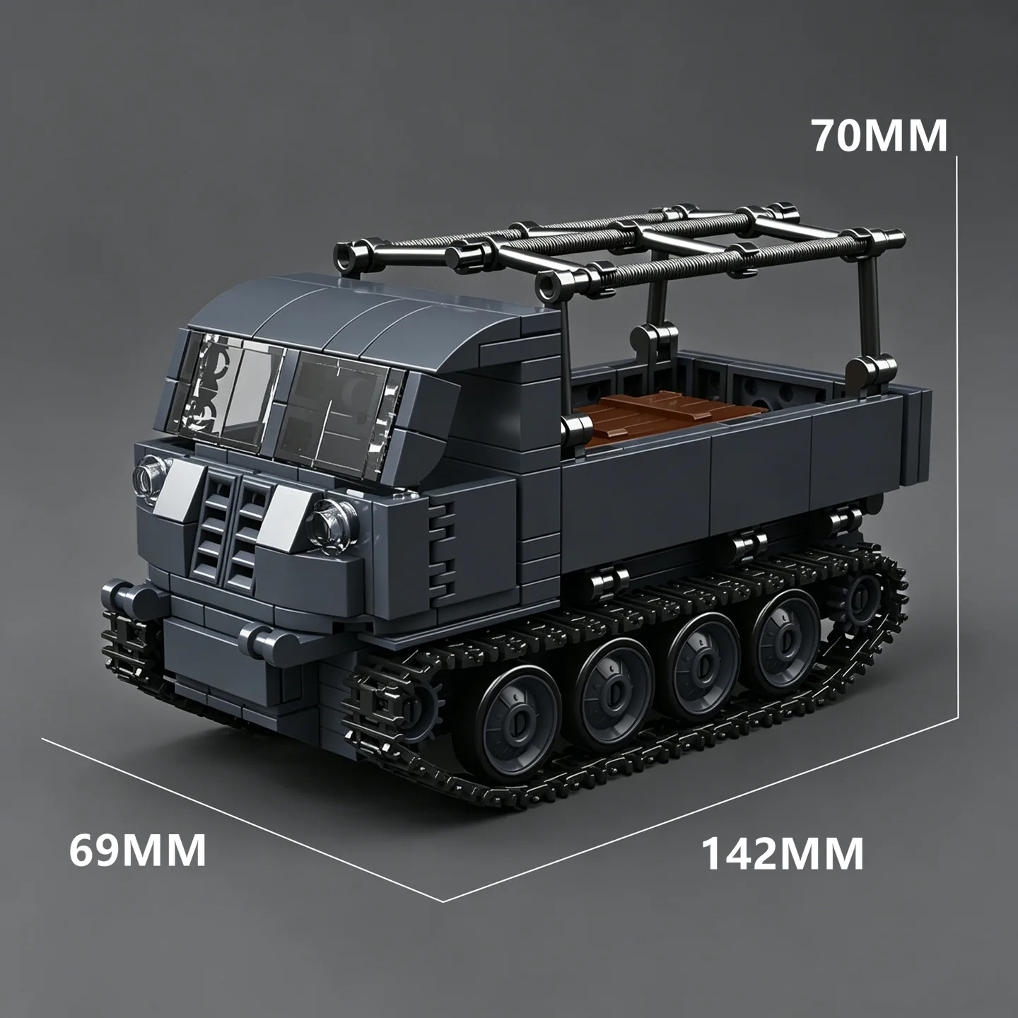 Half-Track Armored Vehicle Toy - Model Kit V8 review and price