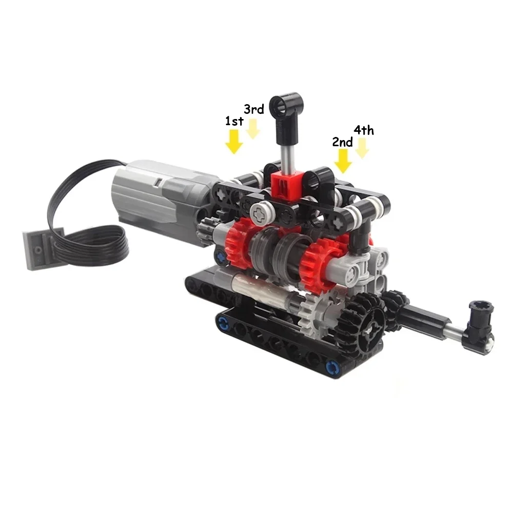 MOC High-tech 4 Speeds Gearbox - Model Kit Centaur review and price