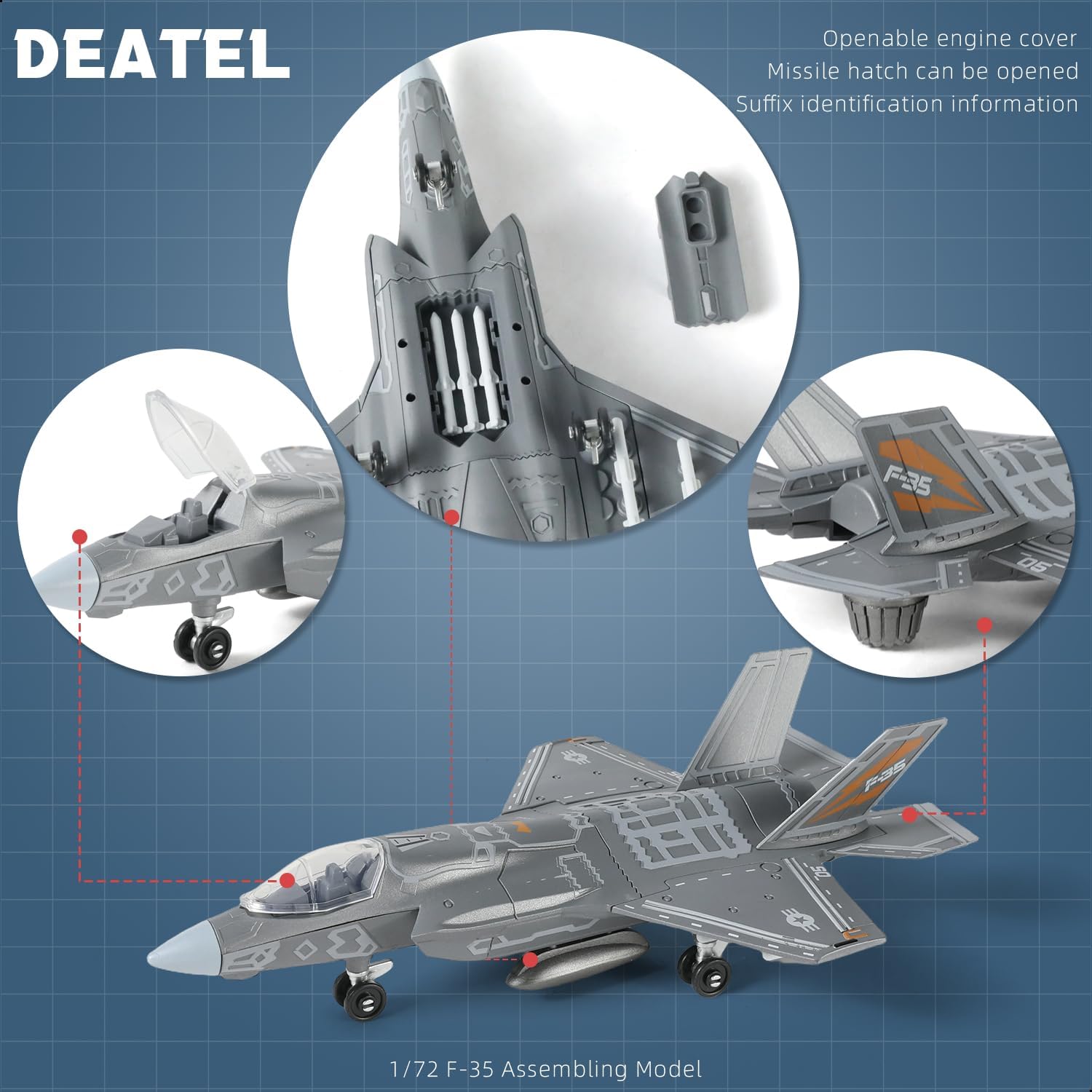 1:72 Scale F-35 Fighter Jet Qu - Model Kit Centaur review and price