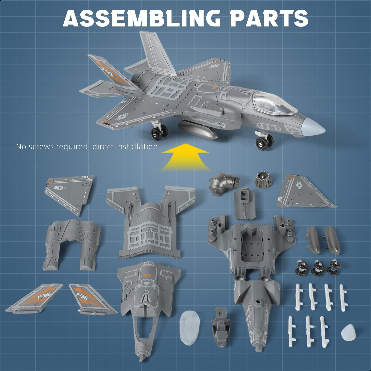 1:72 Scale F-35 Fighter Jet Qu - Model Kit Centaur review and price