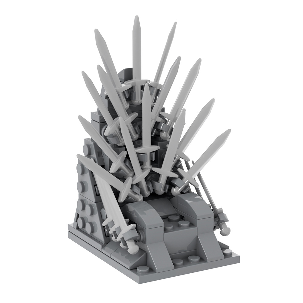 MOC Iron Throne Sword Chair An - Model Kit Iron Sickle review and price