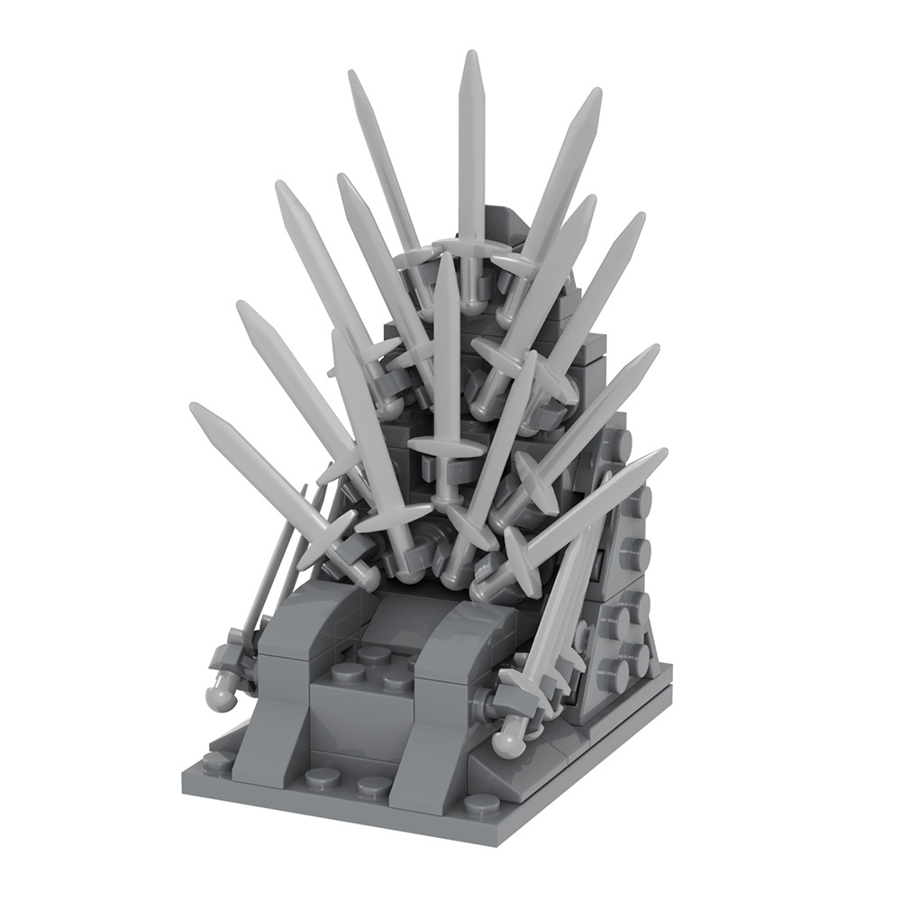 MOC Iron Throne Sword Chair An - Model Kit Iron Sickle review and price
