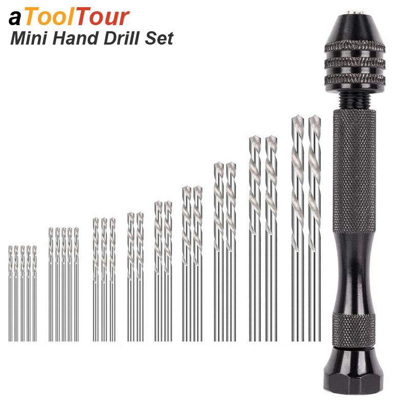 Micro Mini Hand Drill Bits Set - Pin Vice Micro review and price