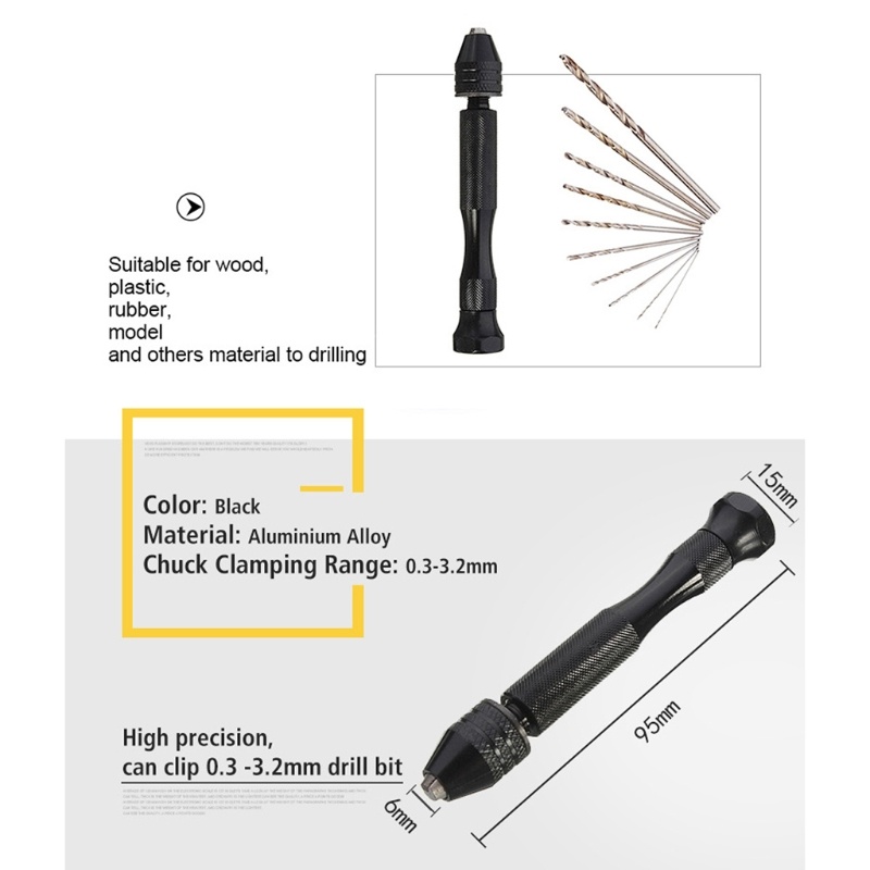 Micro Mini Hand Drill Bits Set - Pin Vice Micro review and price